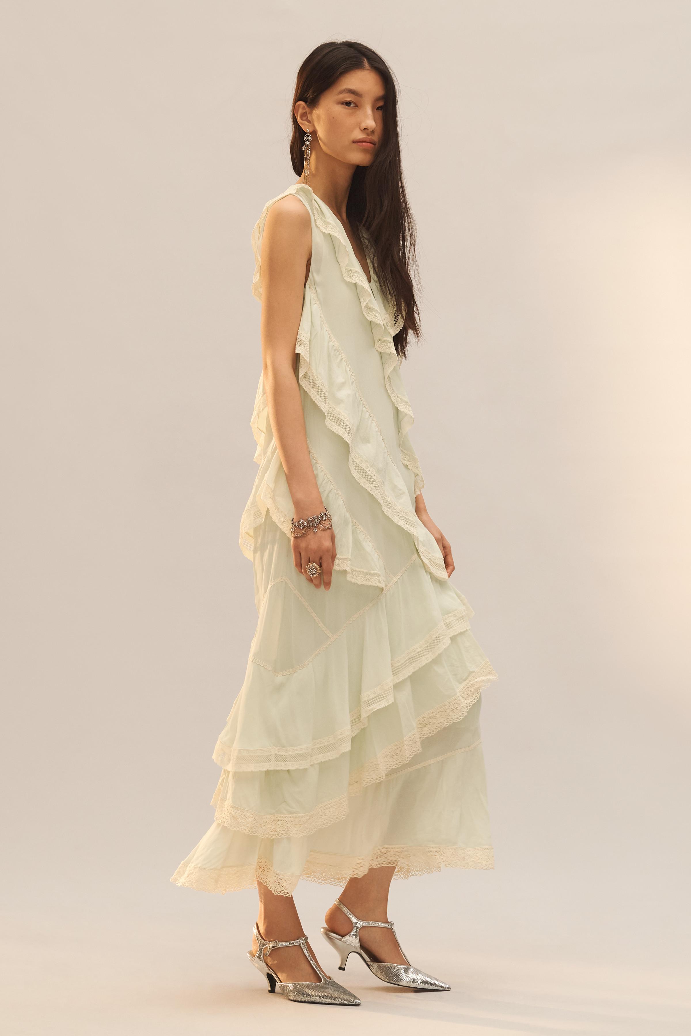 LIMITED EDITION LACE RUFFLE DRESS